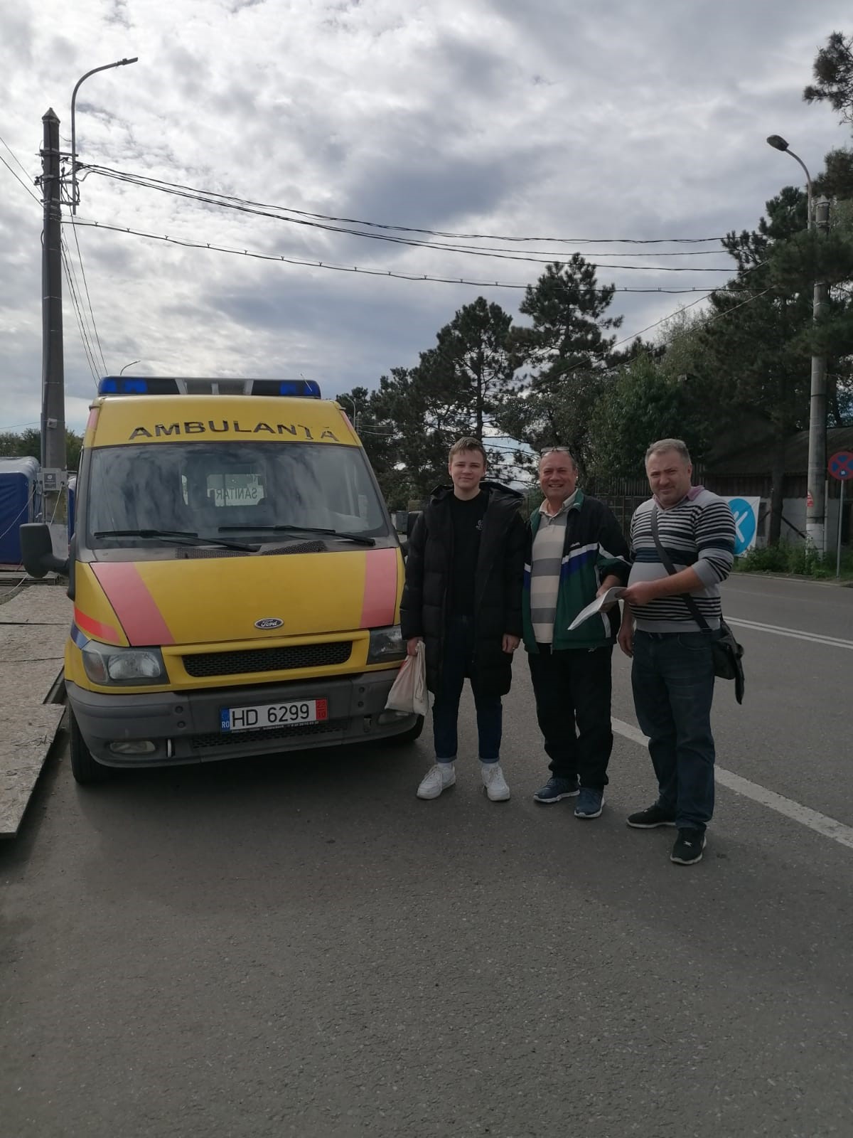 Krankenwagen endlich in der Ukraine angekommen